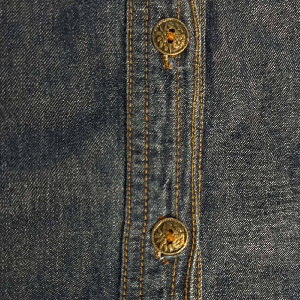 Jean Junction VTG Denim Button-Down Dress - Picture 3 of 10